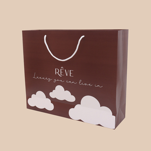 Wholesale <b>Biodegradable</b> Eco-Friendly High Quality Custom Print Kraft Paper Bags with Handles for Clothing <b>Packaging</b> - Product Image 2