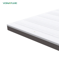 Matelas d'hôtel Vonature de haute qualité, couches de noyau en fibres de palmier naturelles de montagne, respirant, anti-acariens, résistant à l'humidité pour l'hôtellerie