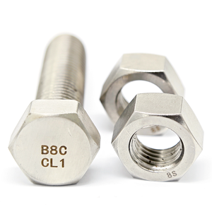 Nhà Máy Bán buôn inch Hex Bu lông đầu bu lông Hex đầu vít 1.4539 din931 Hex bu lông - Product Image 6