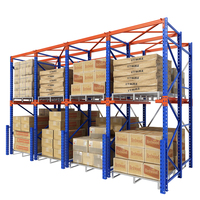Système de rayonnage encastré OEM ODM, rayonnage de stockage de palettes robuste, documents d'exportation complets, entrepôt Thaïlande Philippines Vietnam