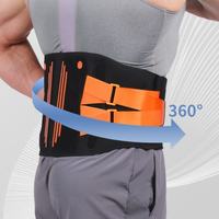 Nouvelle ceinture de soutien lombaire respirante, ergonomique, élastique et compressive