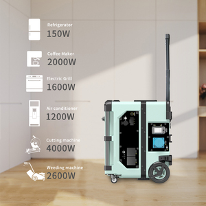 สถานีพลังงานแสงอาทิตย์สำหรับบ้าน 5000 วัตต์ พร้อมระบบสำรองไฟ (UPS) แบบพกพา ใช้ได้ทั้งไฟ AC และ DC เหมาะสำหรับใช้งานกลางแจ้ง - Product Image 4