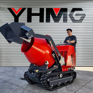 Kostenloser Versand Mini Betonmischer 300L Trommeln Kompakt lader mit Diesel-und Benzinmotor zu verkaufen - Product Image 2