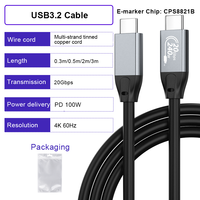 Câble USB ULT-unite Dongguan OEM 3M extra long, câble de charge rapide super rapide, type C vers type C