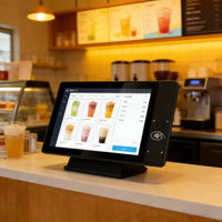Nouvelle tablette Android 16 avec lecteur NFC frontal, paiement mobile sans contact, tablette POS avec écran haute luminosité 700 nits H101
