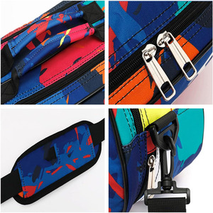 Échantillon gratuit de sac de badminton BT5 |   2 compartiments zippés pour le rangement de 3 raquettes et de vêtements, kit de badminton pour le rangement des vêtements - Product Image 5