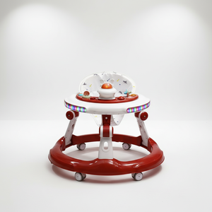 Chaise haute pour bébé réglable en hauteur, anti-basculement, pliable, en plastique, 0-3 ans, 6-18 mois, chaise à pousser pour apprendre à marcher, marcheur pour bébé - Product Image 5