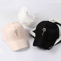 Gorra de Béisbol Clásica de 5 Paneles con Visera Curva y Accesorios Metálicos, Personalizable con Logotipo, al por Mayor de Fábrica, Moderna, Unisex, Informal