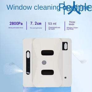 <span class=keywords><strong>Robot</strong></span> Nettoyeur de <span class=keywords><strong>Vitres</strong></span> Électrique à Aspiration Puissante et Pulvérisation d'Eau, Rechargeable, <span class=keywords><strong>pour</strong></span> le Nettoyage des Fenêtres Domestiques en Hauteur - Product Image 3