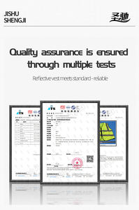 Colete de Segurança Refletivo ANSI Classe 2 EN ISO Classe 2 Roupas de Trabalho para Segurança em Obras com Logotipo Personalizado Respirável - Product Image 3