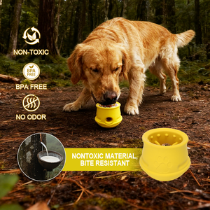 Puppies yıkılmaz sert dayanıklı yavaş besleyici için özel tasarım çevre dostu doğal kauçuk çiğnemek oyuncak - Product Image 5