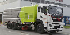 مبيعات عالمية مكنسة دونغفنغ شاحنة 6x4 لخزان المياه 12cbm و 10cbm شاحنة تنظيف ذات كفاءة خزان النفايات - Product Image 3