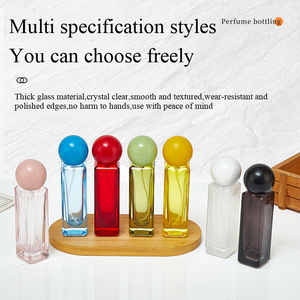 高端玻璃香水瓶水晶材质30ml空香水瓶高端彩色小分装瓶 - Product Image 3