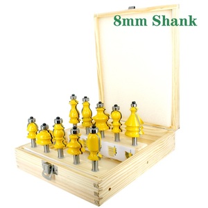 8 Tay Cầm 10 Bộ Dụng Cụ Cắt Ren Lạ Mắt Tay Vịn Máy Cắt Ren Cửa Tủ Máy Khắc Dòng Trên Cùng Bộ Định Tuyến <span class=keywords><strong>Bit</strong></span> - Product Image 5