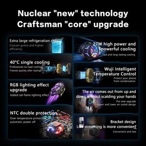 Refroidisseur de téléphone rapide FunCooler original Black Shark 4 Pro, le plus récent, pour iPhone 15/ROG 7/Nubia Redmagic 9s Pro/Xiaomi BlackShark 4 PRO - Product Image 4