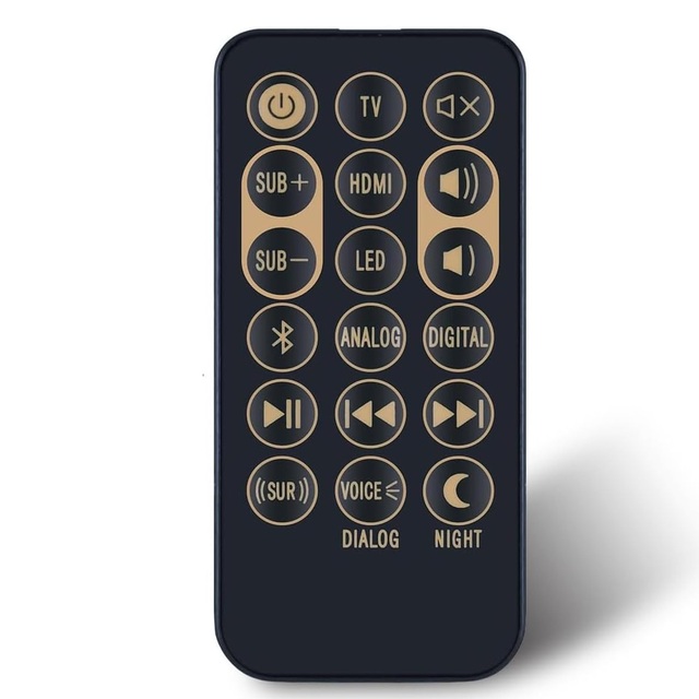 Replacement Remote Control Compatible for Klipsch Soundbar RSB-3 RSB-8 RSB-6 R4B R-4B RSB-11 RSB-14 Sounder Speaker