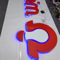 Letras Retroiluminadas de Acero Inoxidable en Oferta: Acabado en Pintura en Aerosol de Colores Vivos y Señalización LED RGB Personalizada