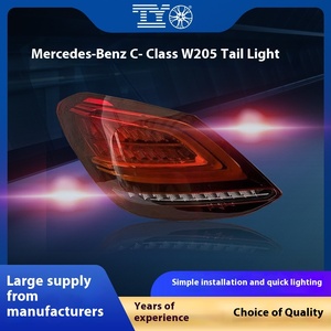 New Red Applicable W205 <b>Rear</b> Taillights C180 <b>Lights</b> C200LED C260 C300 Anti-<b>Rear</b>-End W205 <b>Rear</b> Taillight C180 New Red Applicable - Product Image 4