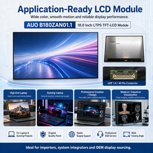 AUO B180ZAN01.1 Panel LCD TFT LTPS de 18 Pulgadas WQUXGA 3840x2400 240Hz <span class=keywords><strong>EDP</strong></span> de 40 Pines, Pantalla de Repuesto para Laptop Gaming - Product Image 4