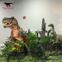 Exposition de musée grandeur nature Statue de dinosaure Décoration de jardin géante