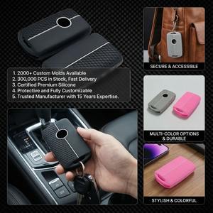 Funda Protectora de Silicona para Llave de Coche con Diseño de Panal para <span class=keywords><strong>Mazda</strong></span> 3 6 CX5 CX30 CX9 CX50 MX5, Control Remoto Inteligente - Product Image 5