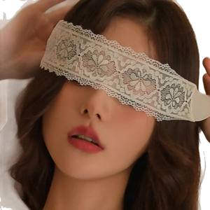 Cauchemar Blackout Sommeil Abstinence Cravate Sex Prop Pur Sexe Sexy <span class=keywords><strong>Doux</strong></span> Cravate Arc Noir Broderie Dentelle Masque Pour Les Yeux - Product Image 5