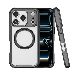 Directo de Fábrica: Carcasa Magnética con Anillo Giratorio de 360 Grados para iPhone 17 Pro Max, Funda Protectora Mate - Product Image 1