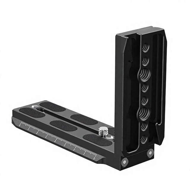Highly Versatile L-Bracket for DJI Ronin RS4/RS3/RS2, Arca-Swiss Compatible Quick Release Plate for Vertical/Horizontal Shooting