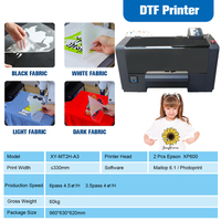 Mini imprimante DTF A3 A4 XP600 à double tête, petite machine de bureau pour impression directe sur film, impression de t-shirts, Impresora DTF, garantie 1 an