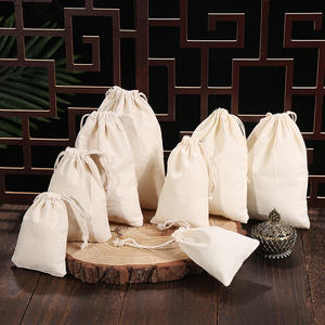 Bolsas de Algodón Orgánico con Cordón, Reciclables y Aptas para Lavadora, de Fabricantes de Bolsas, con Impresión de Alimentos, Blancas, para Café - Product Image 3