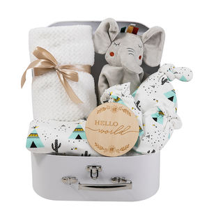 Bebé Baby Shower Regalos Recién <span class=keywords><strong>nacido</strong></span> para niños Regalos únicos para bebés Cesta - Product Image 5