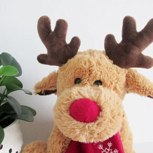 Super septiembre fábrica al por mayor personalizado 2024 nuevo Reno Navidad juguetes de peluche alce animales de peluche juguete suave regalos de navidad - Product Image 3