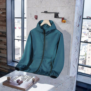 Nouvelle veste bomber vintage unie pour homme, protection solaire, imperméable, séchage rapide, respirante, légère, décontractée, style aviateur - Product Image 3