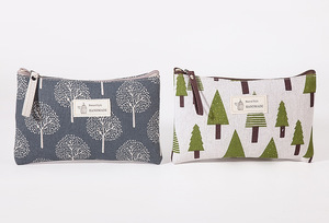 Pochette de maquillage en toile, grande capacité, pratique, facile à ranger, <span class=keywords><strong>sac</strong></span> de voyage multifonctionnel avec fermeture éclair - Product Image 3