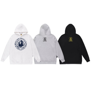 เสื้อฮู้ดผู้ชายทรงปกติ ระบายอากาศได้ดี สไตล์สตรีทแวร์ พิมพ์ลายโลโก้ด้านหน้า ผลิตจากโพลีเอสเตอร์/คอตตอน เฟรนช์เทอร์รี่ 310 กรัม - Product Image 1