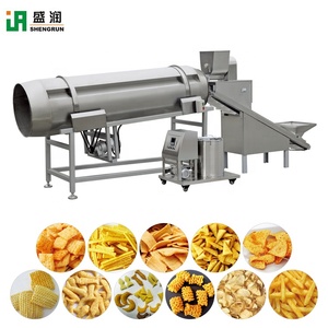 Giá tốt nhất đôi vít doritos Ngô chip thiết bị máy chiên đồ ăn nhẹ dây chuyền sản xuất thực phẩm tại Trung Quốc - Product Image 5