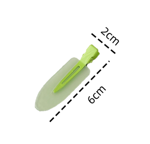 Jepit Rambut Akrilik Warna Jelly Gaya Korea dengan Logo Kustom Qianjin, Aksesoris Rambut Lucu untuk Anak Perempuan dan Wanita - Product Image 4