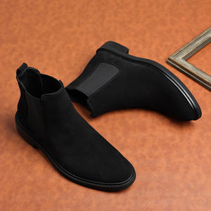 Botas Chelsea de Cuero para Hombre, Estilo Inglés, con Grabado, de Piel Vacuna, para Vestimenta Formal de Negocios - Product Image 3