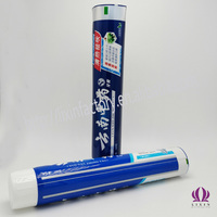 Rond PE lotion crème lavage du visage tube cosmétique de canne à sucre emballage impression shampooing tube souple pour dentifrice