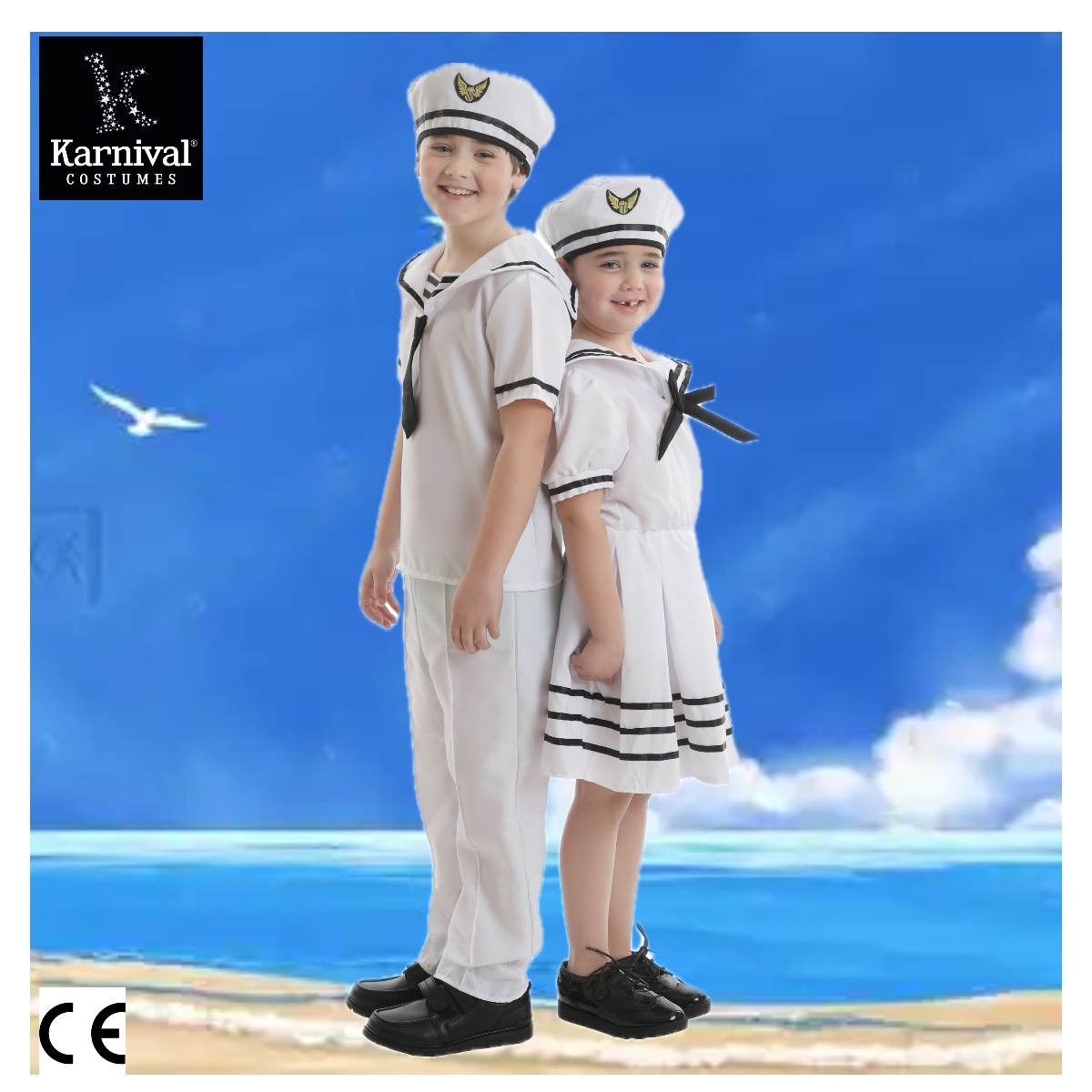 Set De 2 Gorros Y 2 Bufandas De Marinero A Rayas Azul Y Blanco – Disfraz Náutico Para Mujeres Y Hombres, Fiestas Temáticas Y Cosplay