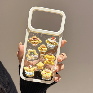 Funda para Teléfono Móvil con Diseño de Pompompurin de Dibujos Animados, para iPhone 17 Air 16 15 Pro Max, Linda, de Resina, con Estrellas, Transparente - Product Image 4