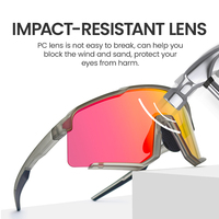 Lunettes de soleil de sport personnalisées en gros pour la course à pied, cadre TR90, protection UV400, pour le cyclisme, l'escalade, le VTT, lunettes polarisées pour le cyclisme