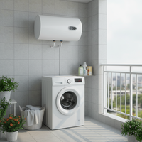 Chauffe-eau électrique compact et peu encombrant - Chauffe-eau pour maison de location avec protection anti-fuite