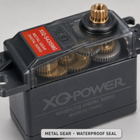 XQ-POWER XQ-S3115M Servo numérique étanche 15 kg avec moteur à engrenages métalliques, couple élevé, servo standard pour voiture RC Nitro 7,2 V