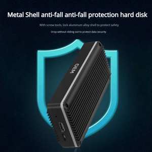 Tip-c M.<span class=keywords><strong>2</strong></span> harici muhafaza SSD sabit Disk kutu alüminyum kasa USB 3.<span class=keywords><strong>2</strong></span> MAC 20Gbps RGB kutusu kasa MAC bilgisayar için - Product Image 2