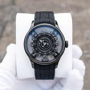 Montre en caoutchouc de marque privée pour hommes, montre-bracelet mécanique automatique de luxe <span class=keywords><strong>Le</strong></span> Dome avec cristal saphir, fabricants OEM - Product Image 1