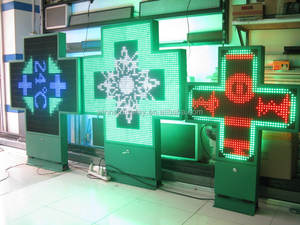 P25 Animation Pharmacie led croix <span class=keywords><strong>de</strong></span> pharmacie Croissants Pharmacie LED Enseigne pharmacie croix led affichage extérieur - Product Image 3