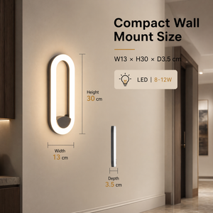 Modern Small Acrylic Led <b>Wall</b> <b>Light</b> Indoor Decorative Warm White <b>Wall</b> Mounted Bedroom Living Room Corridor Hotel Home - Product Image 3