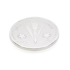 Monedas de Plata AG999 con Diseño 2D + 3D de Antorcha y Flor, Sin Cantidad Mínima de Pedido, Monedas de Oro Antiguas Personalizadas en Bolsa OPP para Comprar - Product Image 3