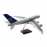 Modèle d'avion décoratif Airbus A380 EXPO 2020 DUBAI EAU à l'échelle 1:160 (46 cm) avec impression de logo personnalisé, en vente